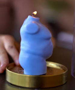 Get Playful with Your Home Decor: Add the Chubby Male Candle  to Your Collection Today!