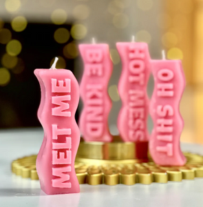 he Cool Candles Set of 4: Illumination Meets Hilarious Quirkiness
