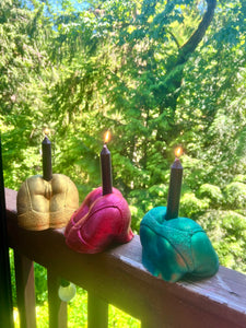 Playful Booty Candle Holder/Whimsical Cheeky Bum Decor/Quirky Derriere Candle Decor/Sassy Candlestick/Flirty Booty Stand/Amusing Backside Ornament/Joyful Booty Decor