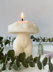  mushroom candle, fungi decor, candlelight ambiance, nature-inspired decor, unique candles, home fragrance, organic candles, handmade candles, eco-friendly decor, rustic candles, fungal art, artisanal candles, botanical candles, whimsical decor, sustainable living, natural elements, cozy atmosphere, earthy decor, woodland vibes, decorative candles