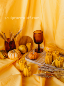  Corn Shaped, Novelty Candle, Unique Design, Farmhouse Decor, Handmade Candle, Decorative Accent, Quirky Home, Artisan Craft, Vegetable Theme, Whimsical Gift, Creative Home Decor, Corn Cob Candle, Fun Shaped, Collectible Candle, Table Centerpiece