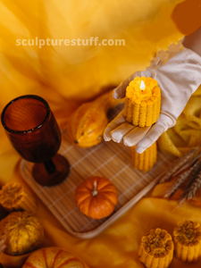  Corn Shaped, Novelty Candle, Unique Design, Farmhouse Decor, Handmade Candle, Decorative Accent, Quirky Home, Artisan Craft, Vegetable Theme, Whimsical Gift, Creative Home Decor, Corn Cob Candle, Fun Shaped, Collectible Candle, Table Centerpiece