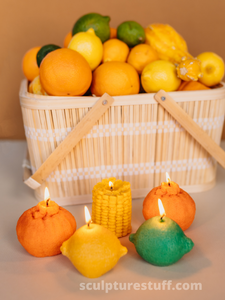 Lemon Shaped, Citrus Decor, Unique Design, Aromatic Home, Handmade Art, Decorative Accent, Yellow Theme, Artisan Craft, Fruit-Shaped Decor, Whimsical Gift, Creative Home, Zesty Aroma, Collectible Display, Table Centerpiece, Refreshing Votive