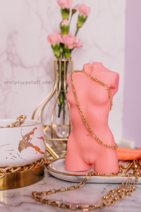 Skinny Female Candle, Slim Figure Sculpture, Petite Woman Decor, Elegant Body Candle, Delicate Silhouette Art, Slender Female Gift, Subtle Beauty Sculpture, Graceful Body Poses, Sleek and Minimalist Decor, Fashion Model Candle, Subdued Elegance Gift, Petite Frame Sculpture, Chic and Thin Woman Candle