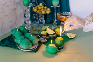 Lemon Shaped, Citrus Decor, Unique Design, Aromatic Home, Handmade Art, Decorative Accent, Yellow Theme, Artisan Craft, Fruit-Shaped Decor, Whimsical Gift, Creative Home, Zesty Aroma, Collectible Display, Table Centerpiece, Refreshing Votive
