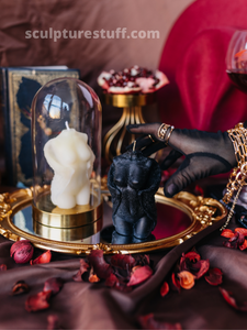 Angel Candle, Heavenly Decor, Guardian Sculpture, Divine Light, Spiritual Gift, Cherub Figurine, Celestial Atmosphere, Seraphic Flame, Winged Statue, Peaceful Ambiance, Angelic Presence, Religious Candle, Ethereal Home Accent