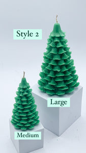 Pine Scented Candle, Handcrafted Holiday Decor, Festive Mantelpiece Candle, Winter Celebration Centerpiece, Cozy Christmas Atmosphere, Unique Tree-shaped Candle, Seasonal Illumination, Christmas Eve Candlelight, Ornamental Holiday Lighting, Christmas Tabletop Decor, Home for the Holidays Candle