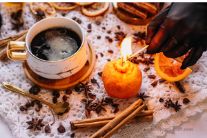  Fruit Candle, Aromatic Decor, Citrus Scent, Tropical Fragrance, Handmade Candle, Natural Essence, Exotic Home, Juicy Aromas, Botanical Scent, Refreshing Candles, Fruity Aroma, Home Fragrance, Unique Fruit Candle