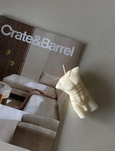 Sophisticated Sculptural Candle / Masculine Sensibility / Aesthetic Home Accessory / Handcrafted Wax Masterpiece / Trendy Interior Design / Sculpture-Inspired Candle / Unique Male Form Illumination / Decorative Centerpiece / Stylish Wax Creation / Artisanal Home Decor / Modern Decorative Figurine / Masculine Beauty Candle / Contemporary Wax Sculpture / Exquisite Home Detail / Artistic Statement Candle / Intriguing Male Bust Design / Sculptural Candle Art / Unique Waxwork