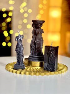Greek Goddess Candle, Mythological Home Decor, Sculpted Goddess Art, Classical Greek Design, Divine Candle Sculpture, Hellenistic Inspired Decor, Elegant Goddess Figurine, Mythical Wax Art, Handcrafted Greek Statue Candle, Artistic Home Accent, Ancient Civilization Decor, Heavenly Home Lighting, Goddess Silhouette Candle, Unique Hellenic Design, Spiritual Wax Sculpture, Decorative Mythology Candle, Ethereal Interior Decor, Goddess Worship Decor, Timeless Greek Art, Symbolic Home Illumination.