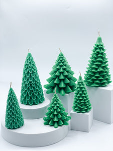 Pine Scented Candle, Handcrafted Holiday Decor, Festive Mantelpiece Candle, Winter Celebration Centerpiece, Cozy Christmas Atmosphere, Unique Tree-shaped Candle, Seasonal Illumination, Christmas Eve Candlelight, Ornamental Holiday Lighting, Christmas Tabletop Decor, Home for the Holidays Candle