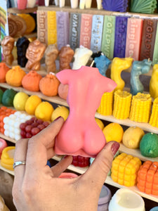 Sensual Female Form Candle / Artistic Body Shape Wax Light / Graceful Curves Illumination / Feminine Silhouette Decor / Goddess-Inspired Flame / Exquisite Figure Fragrance / Decorative Sculpture Candle