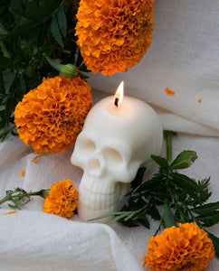 Gothic Skull Candle, Unique Macabre Design, Spooky Halloween Decor, Dark Aesthetic Home Accessory, Alternative Candle Gift, Creepy Wax Sculpture, Unusual Home Decor, Gothic Gift Idea, Intricate Skull Detail, Handcrafted Candle Art, Decorative Candle Display, Haunting Interior Design, Mysterious Atmosphere, Collector's Item, Eerie Home Accent, Goth Home Furnishing, Occult Inspired Decor, Skull Lover's Gift, Exquisite Wax Craftsmanship, Bewitching Candle Illumination.