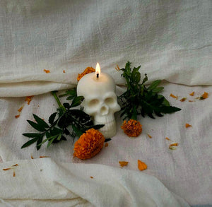 Gothic Skull Candle, Unique Macabre Design, Spooky Halloween Decor, Dark Aesthetic Home Accessory, Alternative Candle Gift, Creepy Wax Sculpture, Unusual Home Decor, Gothic Gift Idea, Intricate Skull Detail, Handcrafted Candle Art, Decorative Candle Display, Haunting Interior Design, Mysterious Atmosphere, Collector's Item, Eerie Home Accent, Goth Home Furnishing, Occult Inspired Decor, Skull Lover's Gift, Exquisite Wax Craftsmanship, Bewitching Candle Illumination.