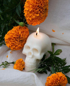 Gothic Skull Candle, Unique Macabre Design, Spooky Halloween Decor, Dark Aesthetic Home Accessory, Alternative Candle Gift, Creepy Wax Sculpture, Unusual Home Decor, Gothic Gift Idea, Intricate Skull Detail, Handcrafted Candle Art, Decorative Candle Display, Haunting Interior Design, Mysterious Atmosphere, Collector's Item, Eerie Home Accent, Goth Home Furnishing, Occult Inspired Decor, Skull Lover's Gift, Exquisite Wax Craftsmanship, Bewitching Candle Illumination.
