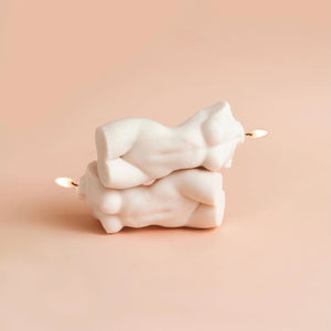 Stunning Female Candle / Feminine soy wax body candle