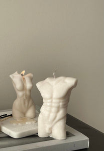 Sophisticated Sculptural Candle / Masculine Sensibility / Aesthetic Home Accessory / Handcrafted Wax Masterpiece / Trendy Interior Design / Sculpture-Inspired Candle / Unique Male Form Illumination / Decorative Centerpiece / Stylish Wax Creation / Artisanal Home Decor / Modern Decorative Figurine / Masculine Beauty Candle / Contemporary Wax Sculpture / Exquisite Home Detail / Artistic Statement Candle / Intriguing Male Bust Design / Sculptural Candle Art / Unique Waxwork