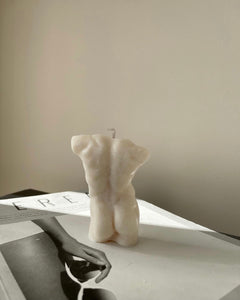 Sophisticated Sculptural Candle / Masculine Sensibility / Aesthetic Home Accessory / Handcrafted Wax Masterpiece / Trendy Interior Design / Sculpture-Inspired Candle / Unique Male Form Illumination / Decorative Centerpiece / Stylish Wax Creation / Artisanal Home Decor / Modern Decorative Figurine / Masculine Beauty Candle / Contemporary Wax Sculpture / Exquisite Home Detail / Artistic Statement Candle / Intriguing Male Bust Design / Sculptural Candle Art / Unique Waxwork