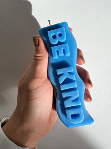 Be Kind Candle/Positive Vibes/Home Decor/Inspirational Scent/Mindful Living/Kindness Flame/Calming Fragrance/Unique Gift/Motivational Message/Self-Care Aromatherapy/Decorative Lighting/Happiness Glow/Encouragement/Thoughtful Present/Serene Atmosphere/Wellness Ritual/Good Energy/Uplifting Mood/Tranquil Home/Decorative Accent/Peaceful Glow/Positivity Enhancer/Handcrafted Joy/Kindhearted Gift/Illuminating Love/Soothing Presence/Positive Aura/Gratitude Candle/Embrace Kindness"