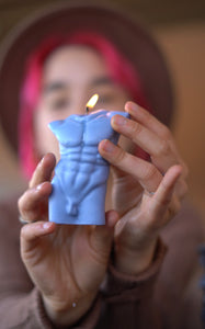 Sophisticated Sculptural Candle / Masculine Sensibility / Aesthetic Home Accessory / Handcrafted Wax Masterpiece / Trendy Interior Design / Sculpture-Inspired Candle / Unique Male Form Illumination / Decorative Centerpiece / Stylish Wax Creation / Artisanal Home Decor / Modern Decorative Figurine / Masculine Beauty Candle / Contemporary Wax Sculpture / Exquisite Home Detail / Artistic Statement Candle / Intriguing Male Bust Design / Sculptural Candle Art / Unique Waxwork