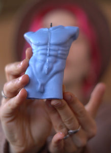 Sophisticated Sculptural Candle / Masculine Sensibility / Aesthetic Home Accessory / Handcrafted Wax Masterpiece / Trendy Interior Design / Sculpture-Inspired Candle / Unique Male Form Illumination / Decorative Centerpiece / Stylish Wax Creation / Artisanal Home Decor / Modern Decorative Figurine / Masculine Beauty Candle / Contemporary Wax Sculpture / Exquisite Home Detail / Artistic Statement Candle / Intriguing Male Bust Design / Sculptural Candle Art / Unique Waxwork