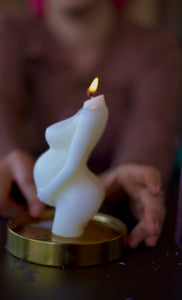Pregnant Candle / Mama-to-be Body Soy Wax Candle
