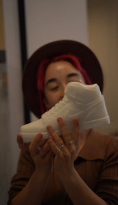 A stylish Nike Jordan 1 high-top shoe-inspired candle wax decor piece, perfect for trendy home accents and fashion-forward interior design. This limited edition collectible features iconic sneaker design elements, making it a unique and artistic statement piece. Ideal for enthusiasts of streetwear and exclusive releases, this decorative item adds flair to any space and makes for a distinctive and fashionable gift.
