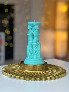  Greek Goddess Candle, Mythology Decor, Divine Scent, Ancient Greece, Pantheon Art, Mythical Beauty, Deity Inspired, Olympus Home, Worship Candle, Power Aromatherapy, Legendary Fragrance, Immortal Sculpture, Goddess-themed Décor
