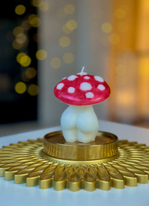  mushroom candle, fungi decor, candlelight ambiance, nature-inspired decor, unique candles, home fragrance, organic candles, handmade candles, eco-friendly decor, rustic candles, fungal art, artisanal candles, botanical candles, whimsical decor, sustainable living, natural elements, cozy atmosphere, earthy decor, woodland vibes, decorative candles
