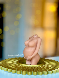Pregnant Candle / Mama-to-be Body Soy Wax Candle