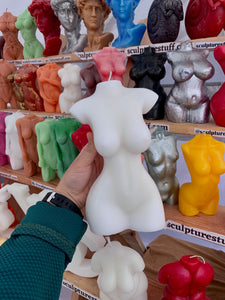 Elegant Female Torso Luminary / Sensuous Silhouette Candlelight / Graceful Contour Flame / Womanly Form Decorative Candle / Stylish Body Shape Wax / Artistic Goddess Candle / Unique Feminine Figure Illuminator / Exquisite Lady Sculpture Light / Decorative Femme Fatale Candle / Stylish Body Sculpture Luminary / Elegant Goddess Wax / Allure-Inspired Female Silhouette Candle / Chic Womanly Form Decor 