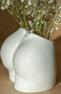 Female Booty Vase / Refined Craftsmanship / Luxury Living / Bespoke Creation / Conversation Starter / Modern Artistry / Seductive Silhouette / Glamorous Home Accessory / Chic Homeware / Artful Innovation / Sculptural Elegance / Novelty Decor