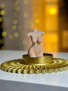 Elegant Female Torso Luminary / Sensuous Silhouette Candlelight / Graceful Contour Flame / Womanly Form Decorative Candle / Stylish Body Shape Wax / Artistic Goddess Candle / Unique Feminine Figure Illuminator / Exquisite Lady Sculpture Light / Decorative Femme Fatale Candle / Stylish Body Sculpture Luminary / Elegant Goddess Wax / Allure-Inspired Female Silhouette Candle / Chic Womanly Form Decor 