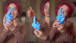  middle finger, candle, rebellion, protest, defiance, expression, gesture, humor, unconventional, statement, controversy, controversial, bold, irreverent, dissent, iconoclast, nonconformity, rebellion, unconventional art