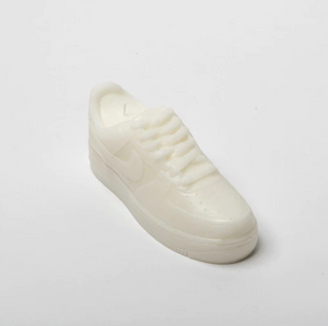 Unique and detailed Nike Air Force 1 Candle, a sneaker-shaped decorative sculpture candle. Crafted with precision, this high-quality candle adds a touch of urban flair to any space. Ideal gift for him, perfect for the holiday season. Limited stock availabl