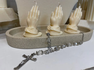 Decorative prayer candle, Religious devotional candles, Customized prayer candles, Artisan prayer candles, Spiritual meditation candles, Personalized prayer votives, Inspirational prayer candle, Handmade devotional candles, Unique prayer candle designs, Contemporary religious candles