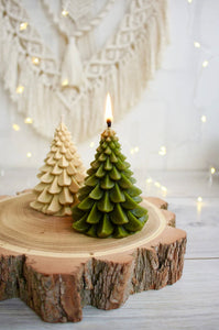 Pine Scented Candle, Handcrafted Holiday Decor, Festive Mantelpiece Candle, Winter Celebration Centerpiece, Cozy Christmas Atmosphere, Unique Tree-shaped Candle, Seasonal Illumination, Christmas Eve Candlelight, Ornamental Holiday Lighting, Christmas Tabletop Decor, Home for the Holidays Candle